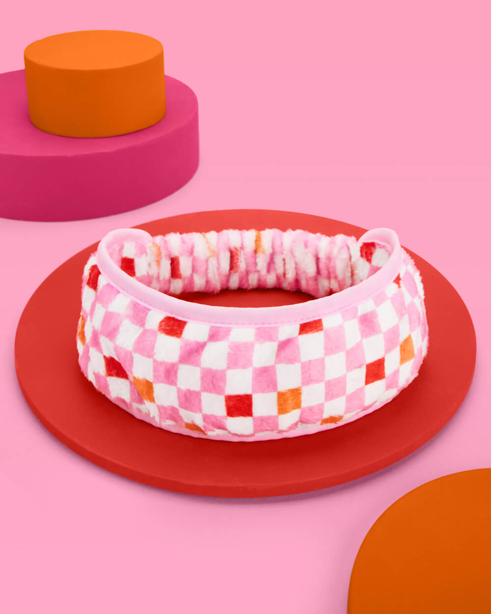 Fuzzy facial headband