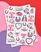 Hoedown Tats - 46 foil temporary tattoos