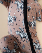 Desert Cowboy Bamboo Zip Romper