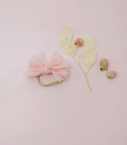 Pink Tulle Bow