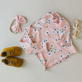 Blush Ribbed Bow