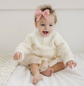 Baby Pink Velvet Bow