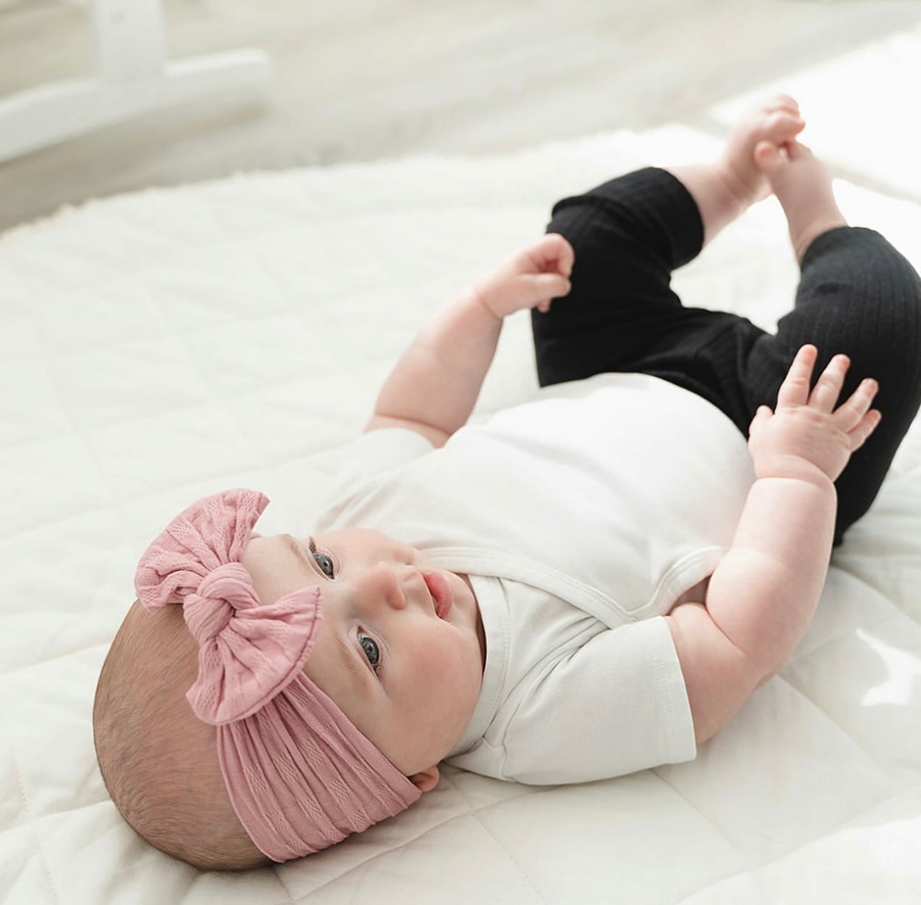 Dusty Pink Classic Bow