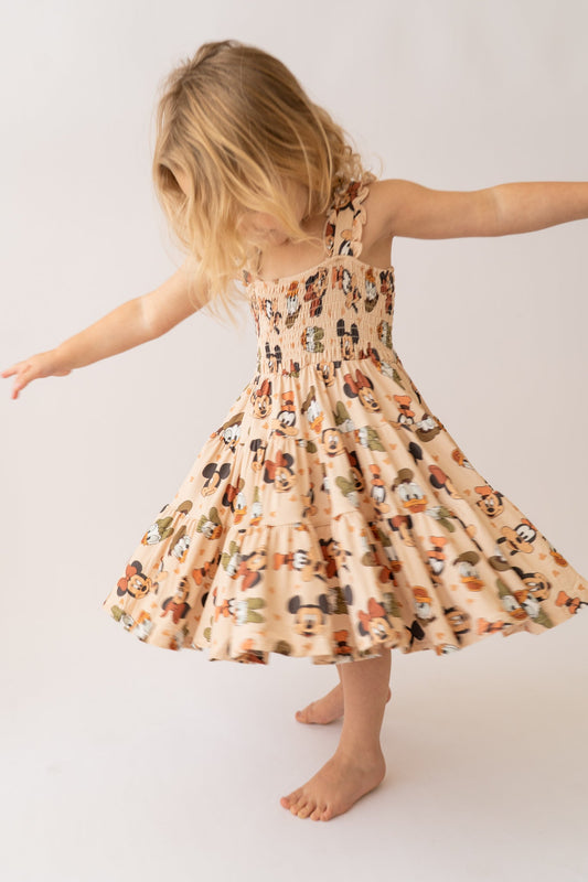 Mick & Friends Shirred Dress