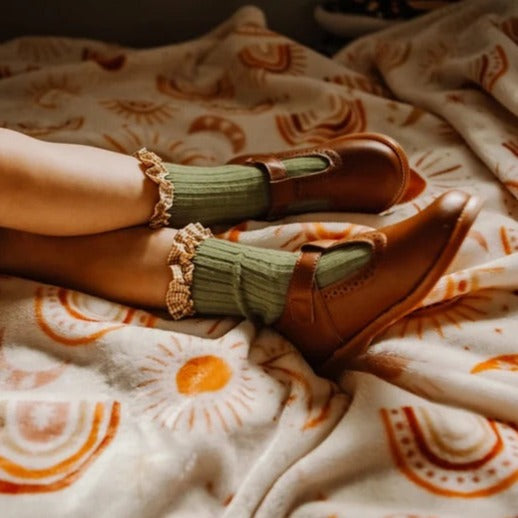 Plaid Midi Socks