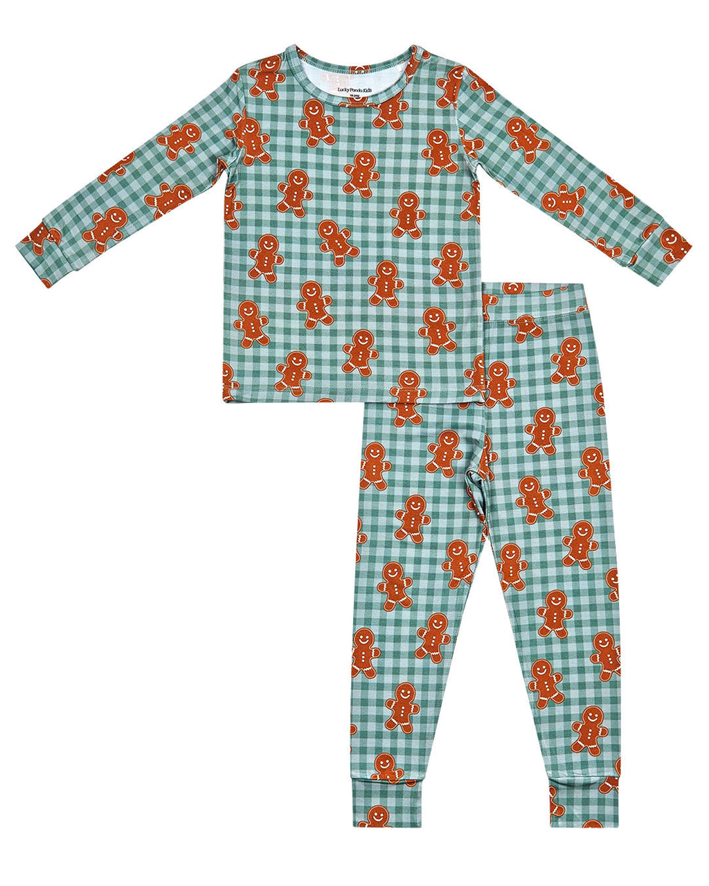 Bamboo Two Piece Set | Gingerbread Gingham