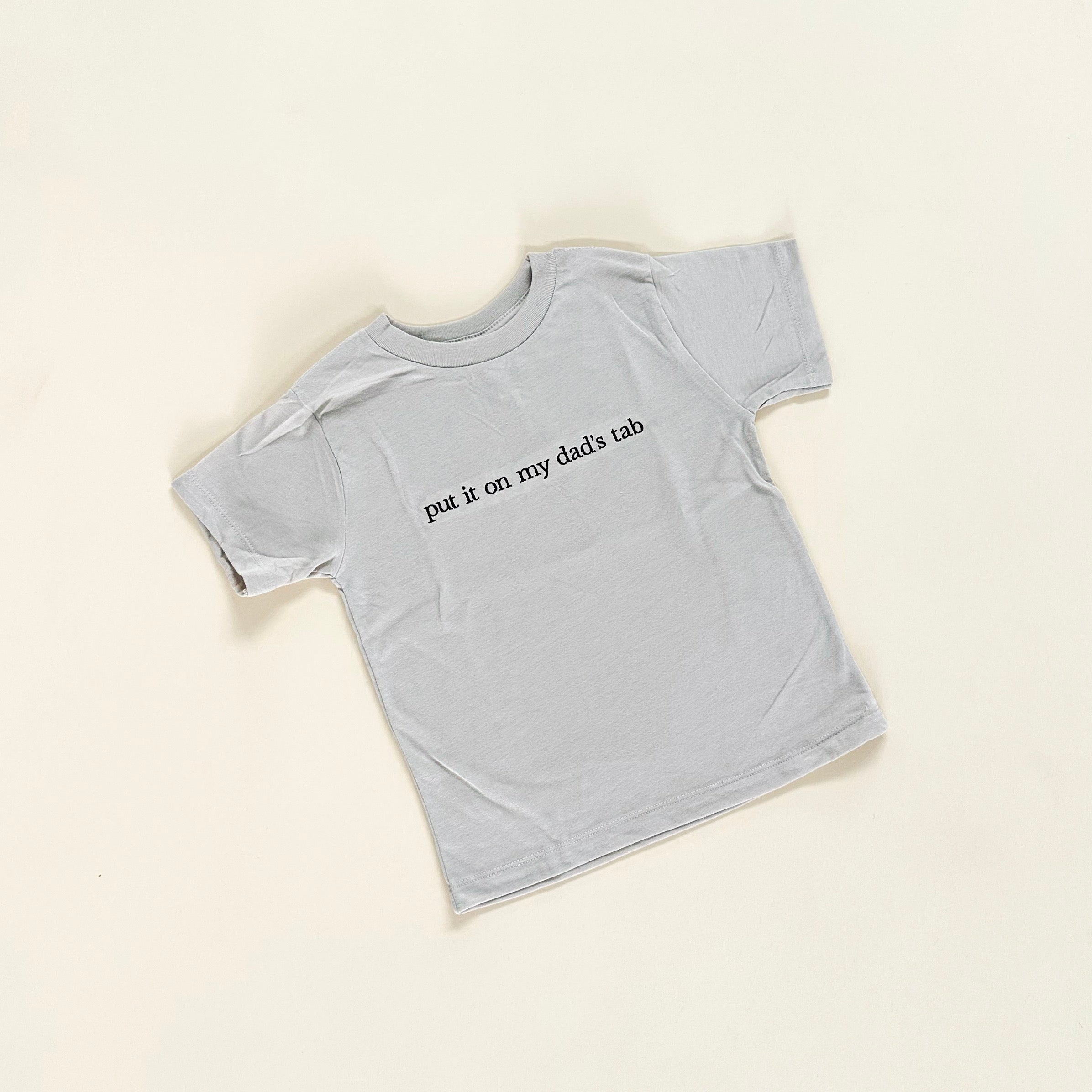 Put It On My Dad's Tab Embroidered T-Shirt