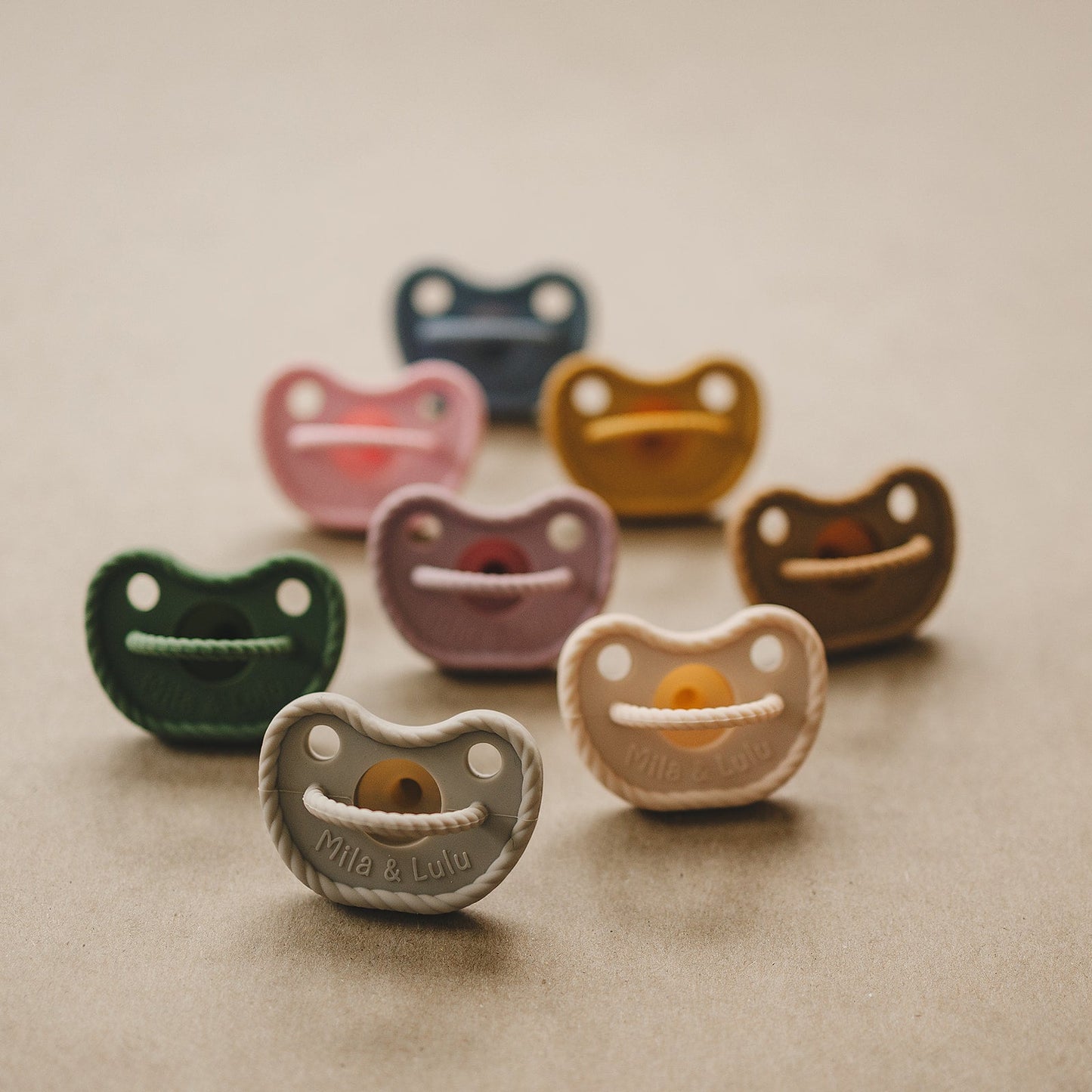 Round Shape Silicone Pacifier set of 2