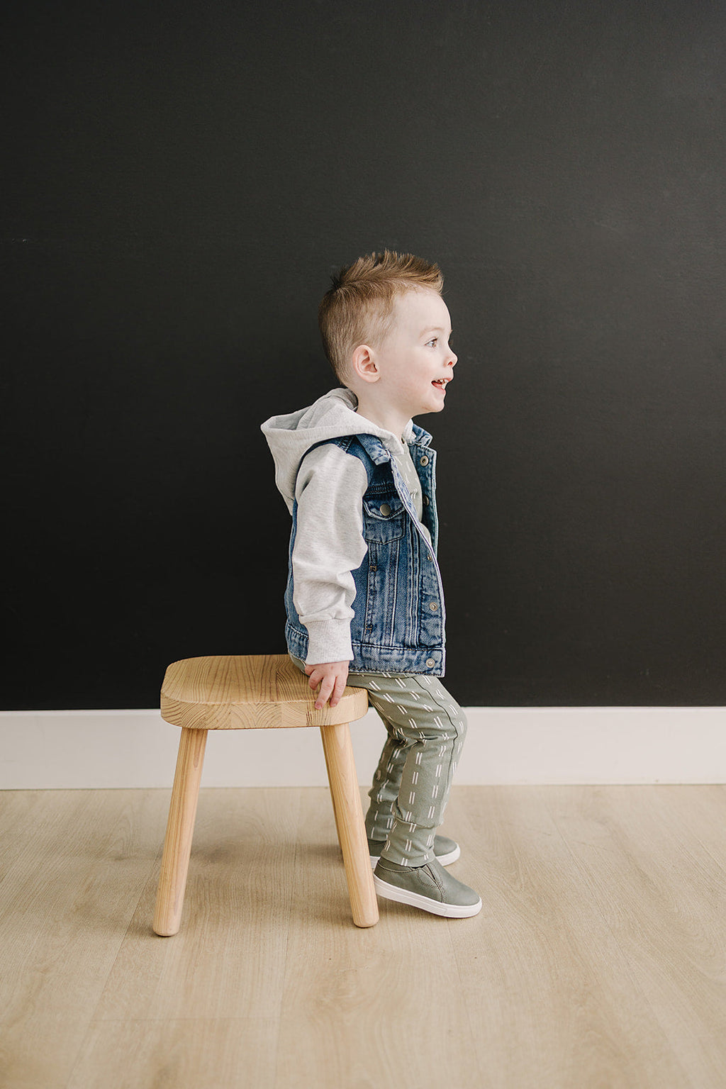 Hooded Jean Jacket