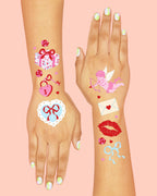 Valentine Tats - 48 temporary tattoos