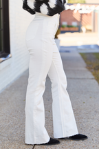 Esther White Flare Leg Jeans SALE