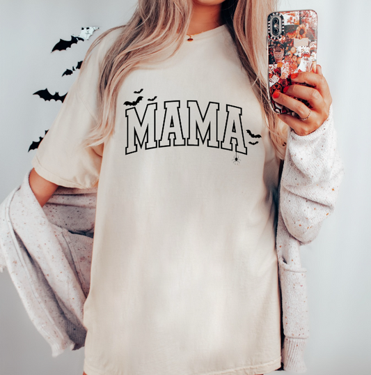 Mama - Neutral Spooky Season Tee