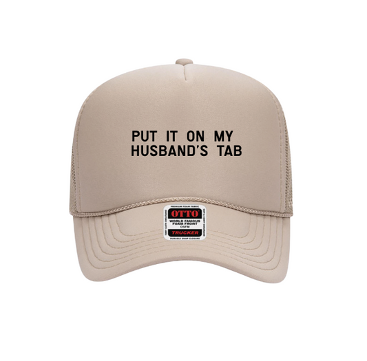 Put it on my Husband's Tab Minimal Hat
