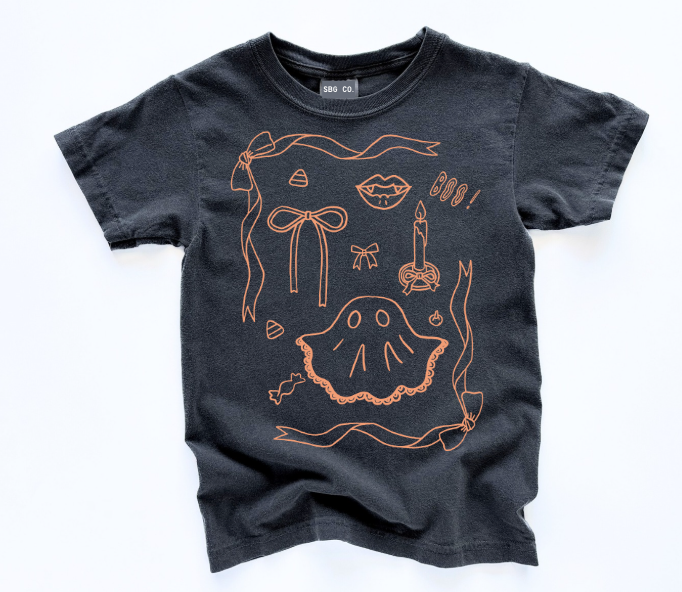 Halloween Girly Doodles Baby/Kids Tee