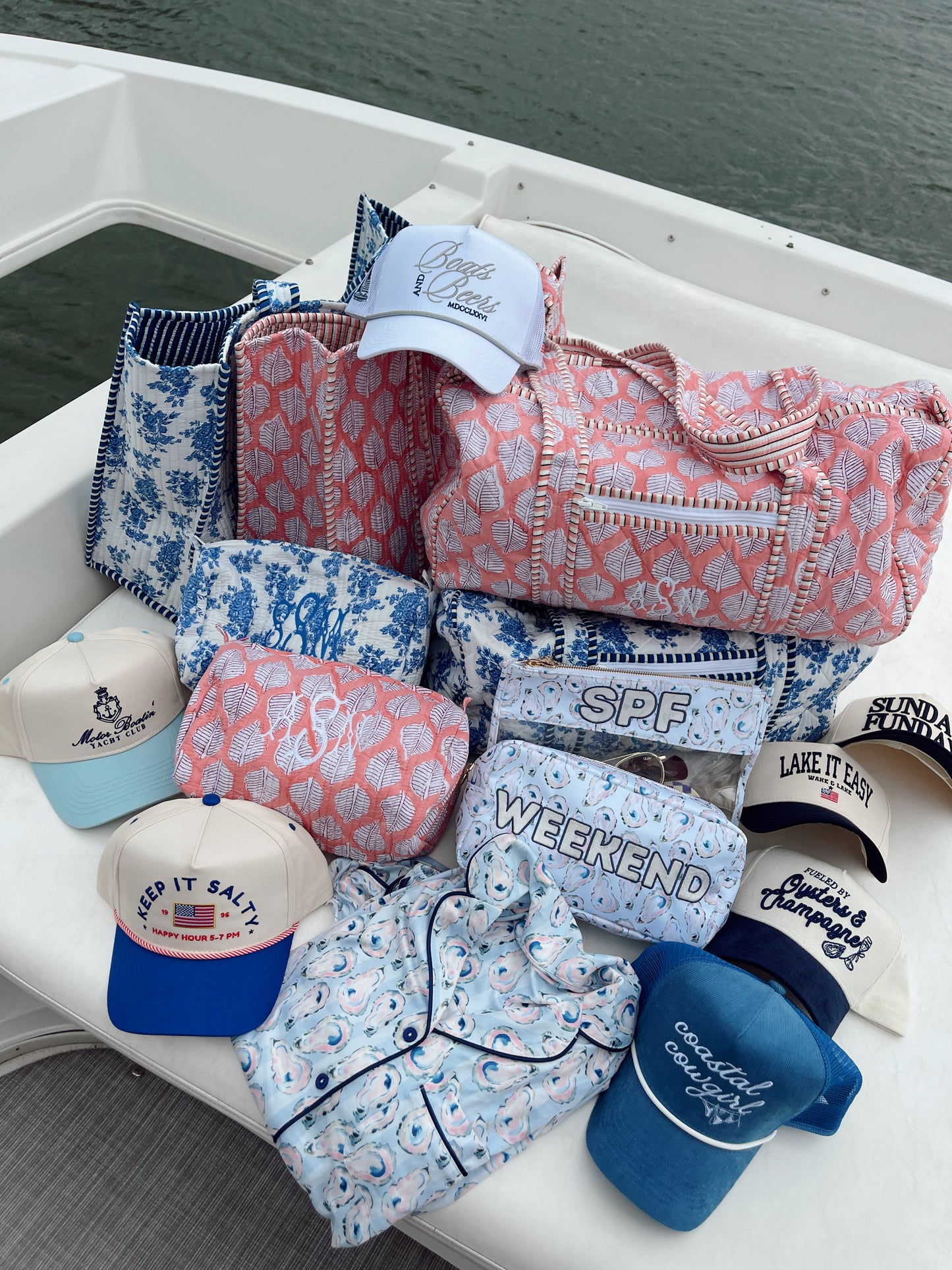 Sunday Funday - Navy Vintage Trucker Hat