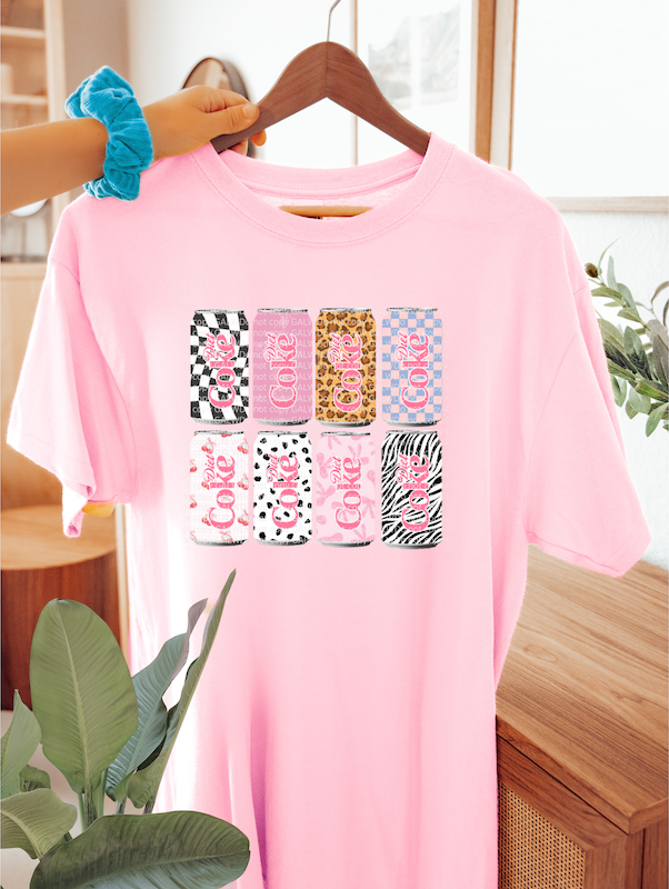 Preppy DIET C collage tee or sweatshirt