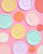Smiley Plates - 24 paper plates