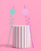 Smiley Straws - 16 reusable straws