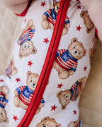 Bamboo Shorty Romper | American Bear