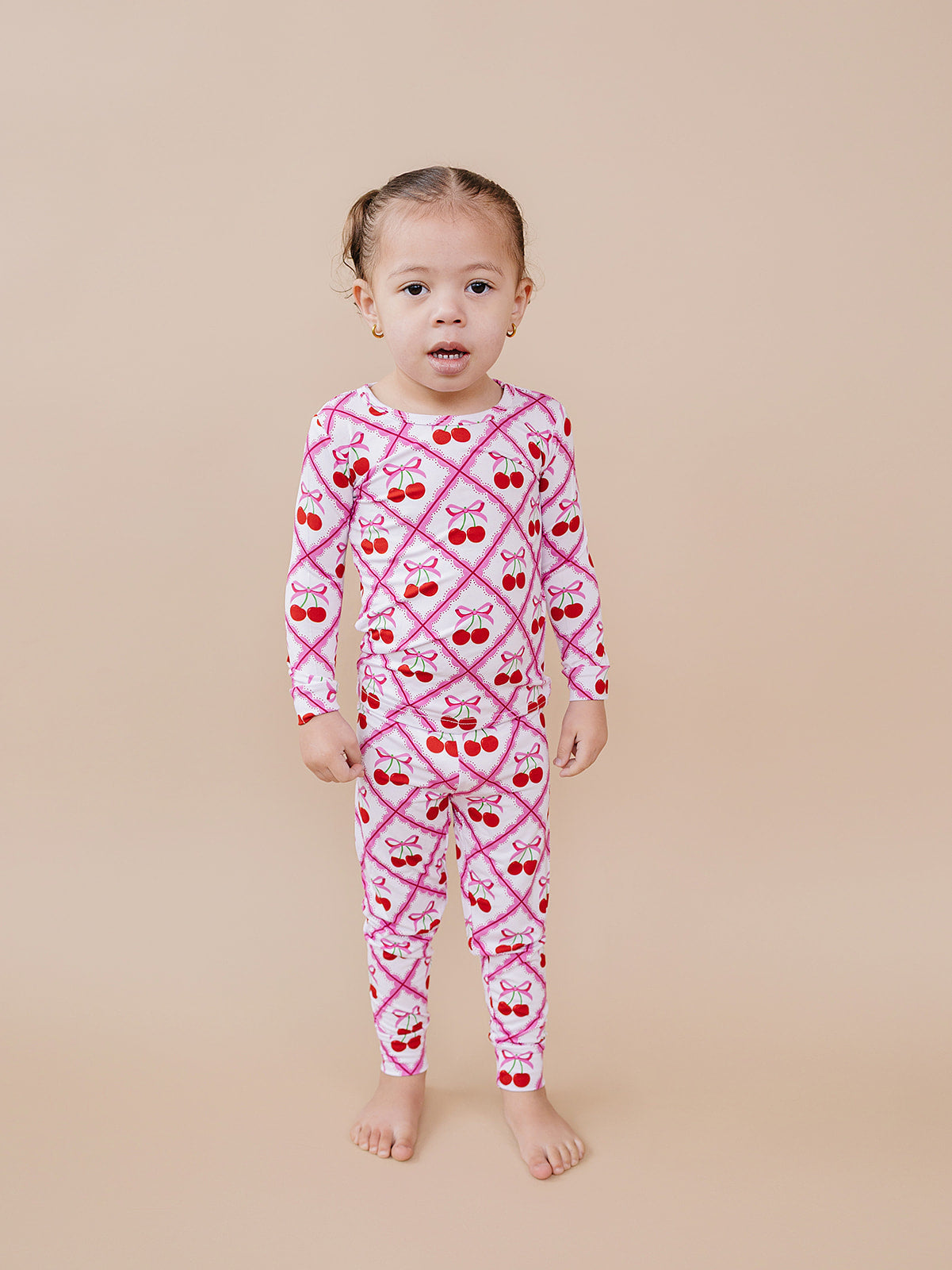 Bamboo Two Piece Set | Cherry Bow