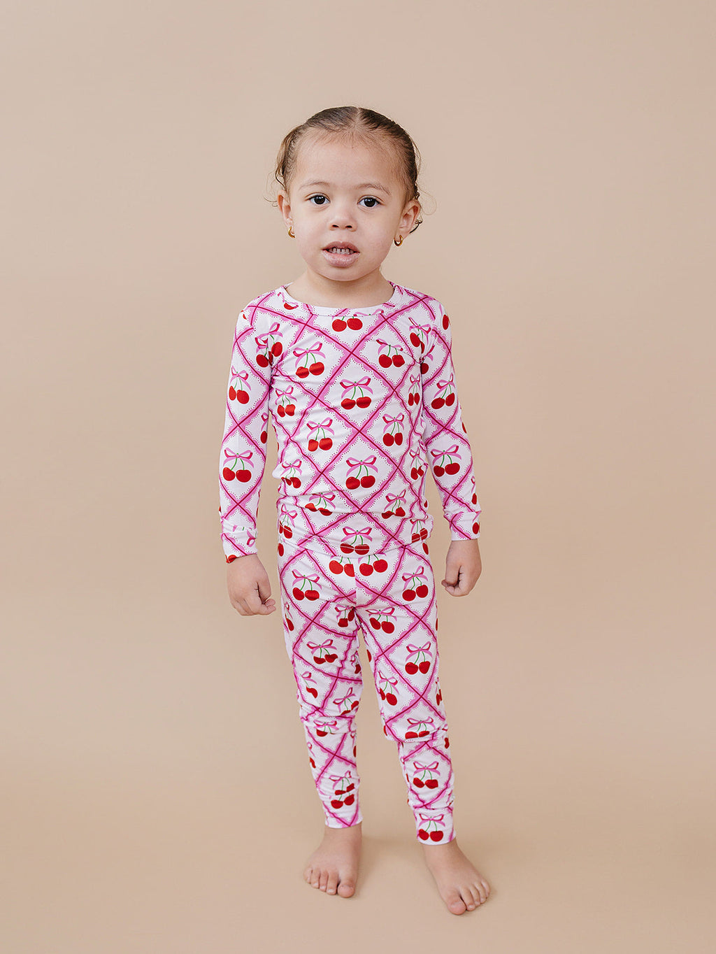 Bamboo Two Piece Set | Cherry Bow