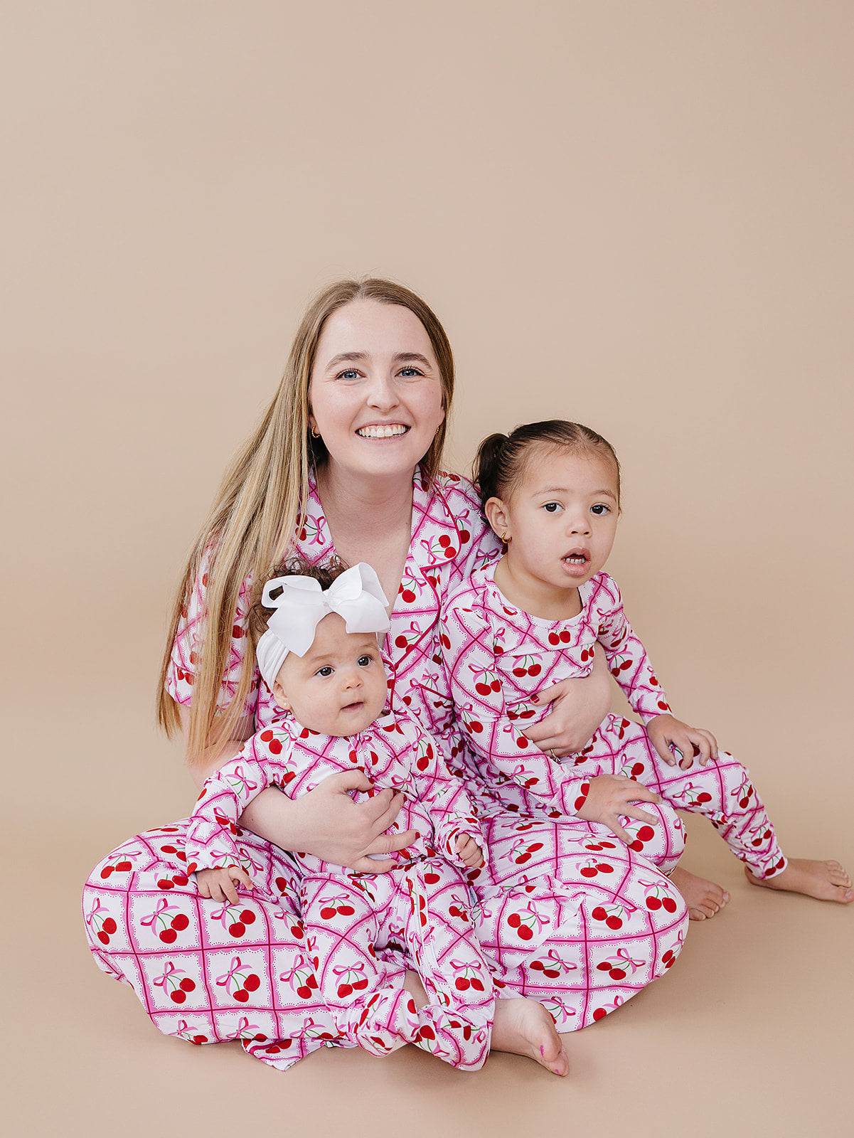 Bamboo Two Piece Set | Cherry Bow