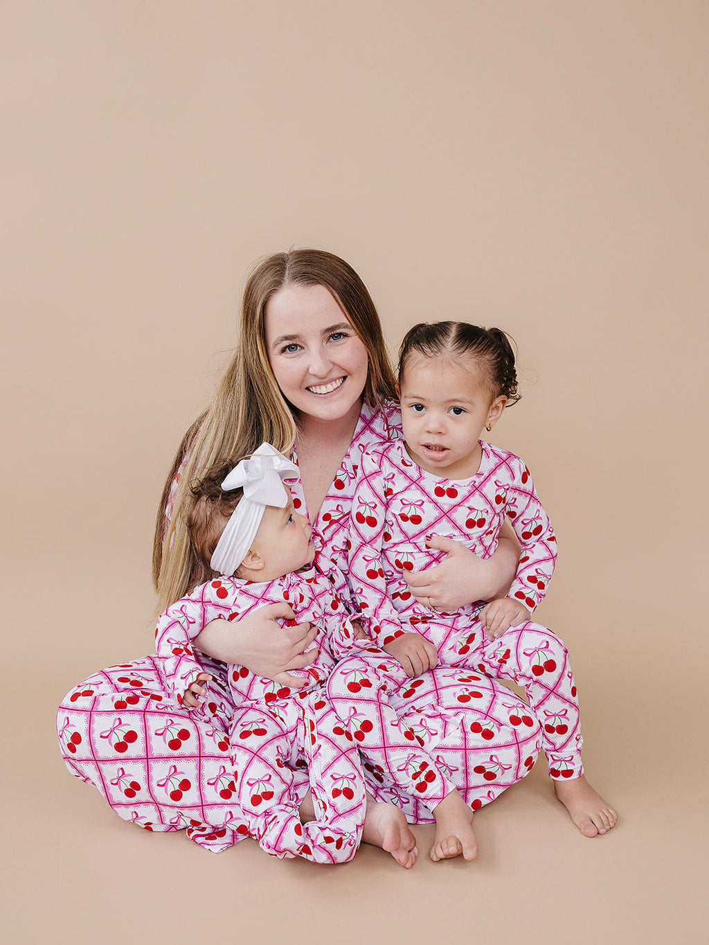 Bamboo Two Piece Set | Cherry Bow