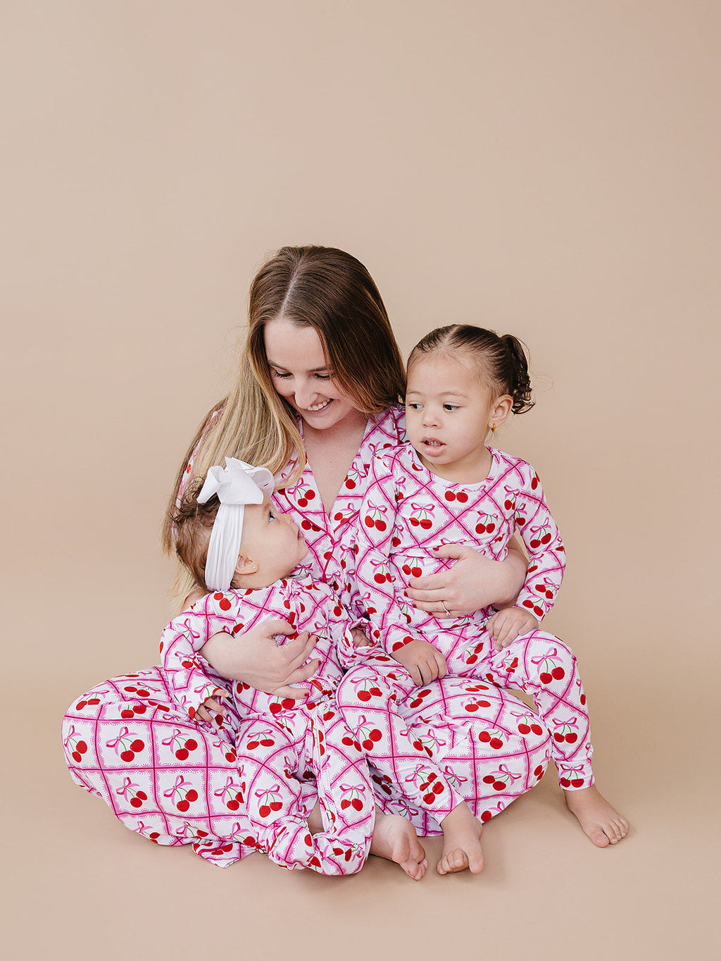 Bamboo Two Piece Set | Cherry Bow