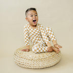 Golden Coast Check 2pc Pajama Set