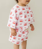 Checkered Cherry Shorts Set