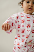 Checkered Cherry Shorts Set