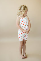 Red White & Blue Tulip Ribbed Bamboo 2pc Tank Set