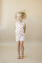Red White & Blue Tulip Ribbed Bamboo 2pc Tank Set