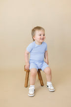 Solid Ribbed Bamboo 2pc Pajamas - more colors