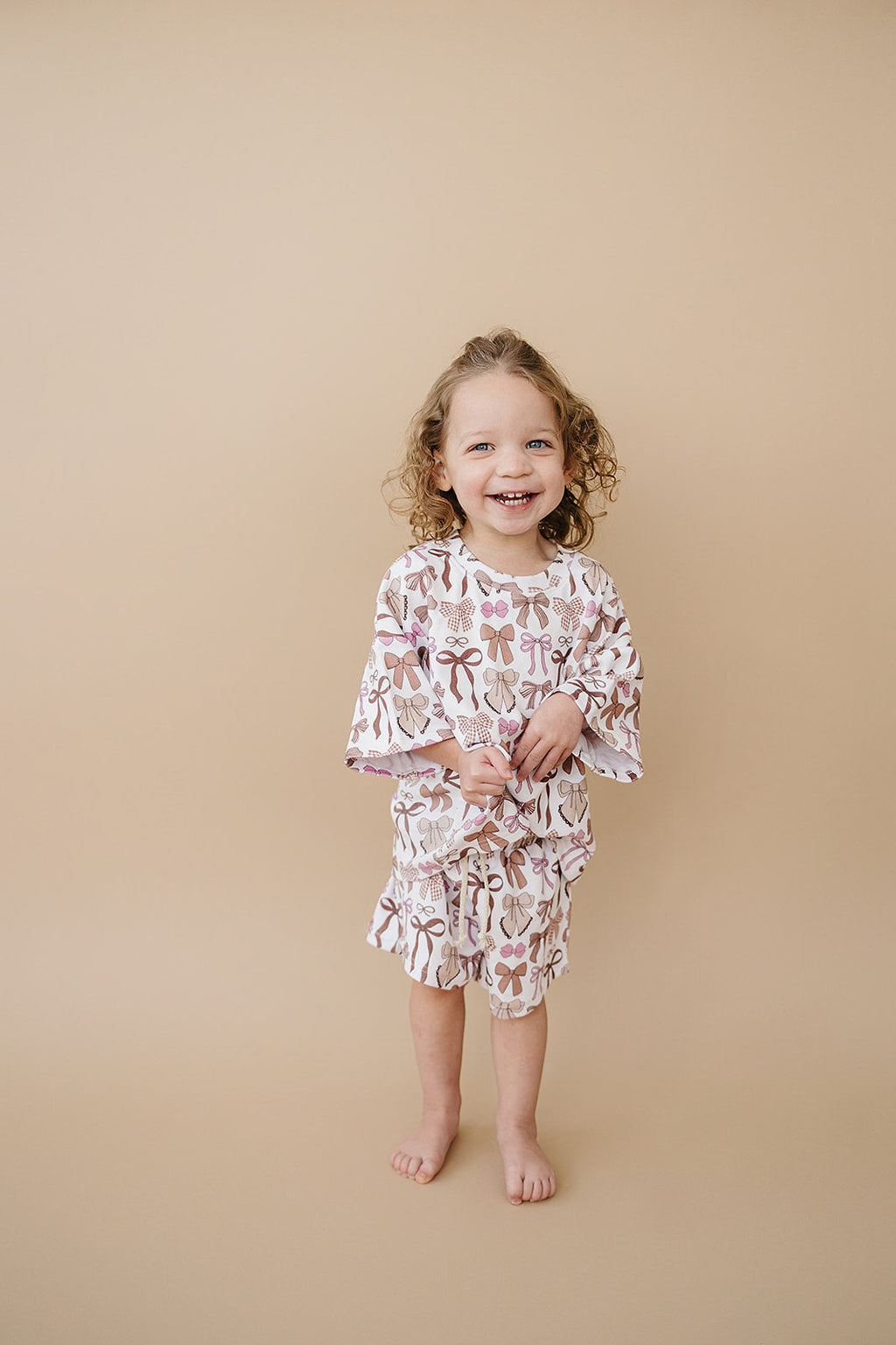 Shorts Set | Mocha Bows