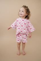 Shorts Set | Pink Butterfly