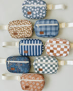 Navy Stripe Mini Fanny Pack