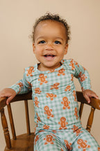 Bamboo Two Piece Set | Gingerbread Gingham