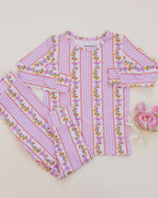 Bamboo Two Piece Set | Gingham & Flowers