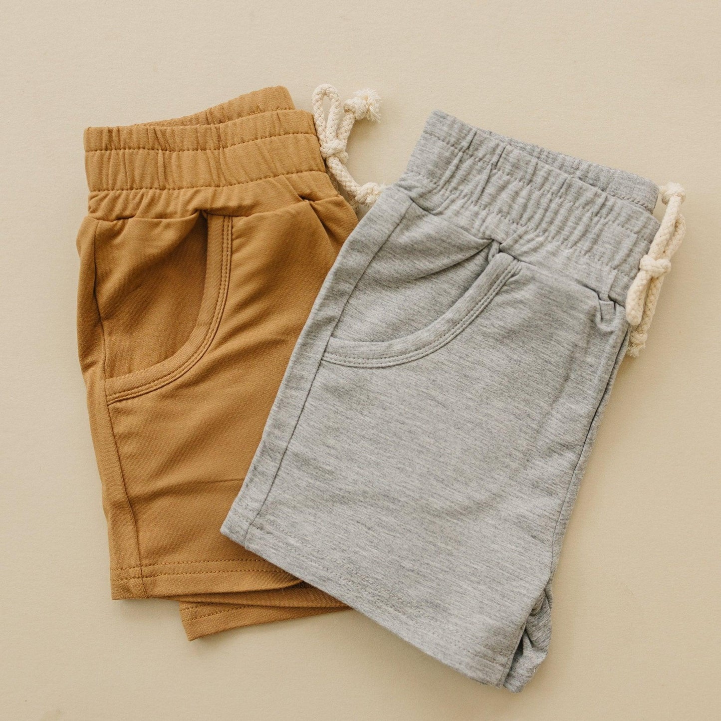 Terry Drawstring Shorts