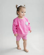 Biker Shorts Set | Pink