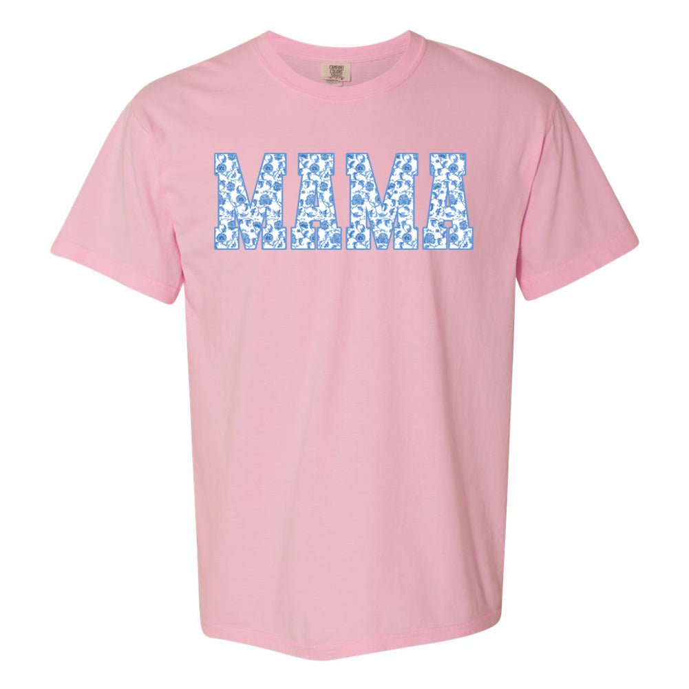 'Blue & White Chinoiserie Mama' T-Shirt