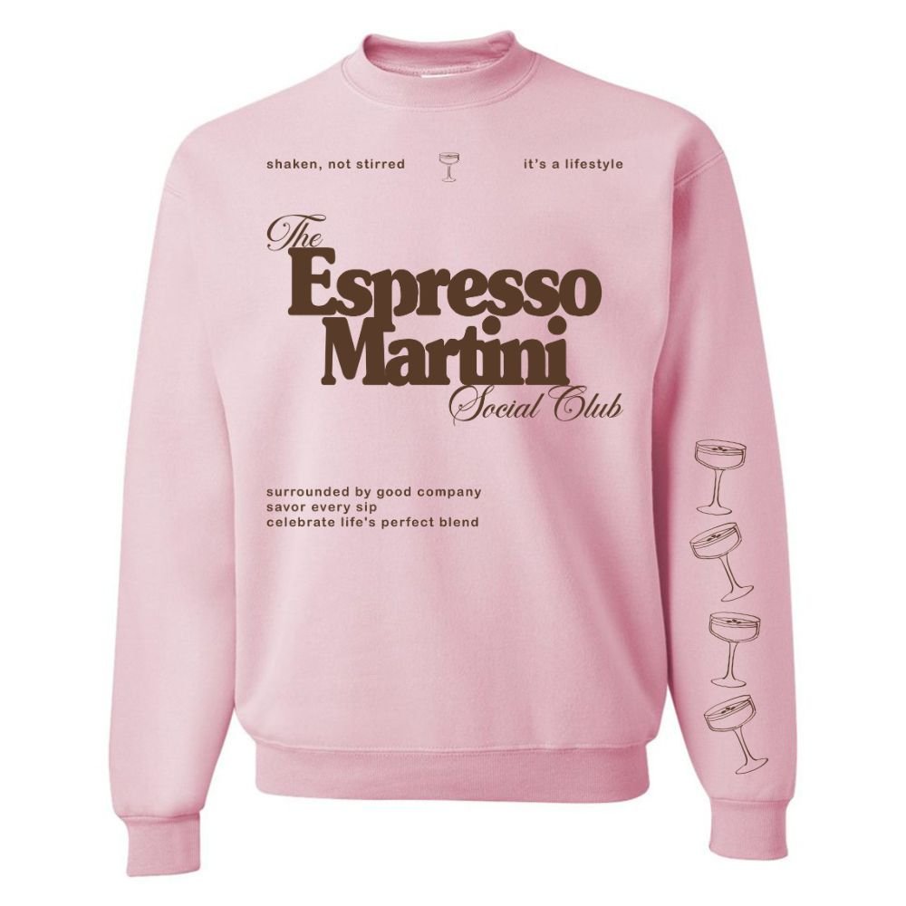 Espresso Martini Social Club Crewneck Sweatshirt
