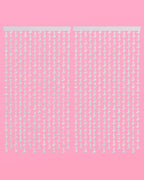 Hoedown Curtain - iridescent foil curtain
