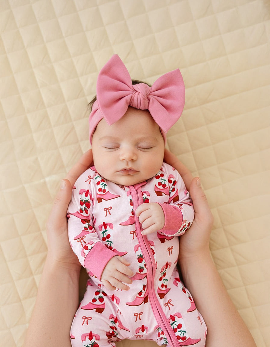 Bamboo Zip Romper | Bootsberry Cowgirl