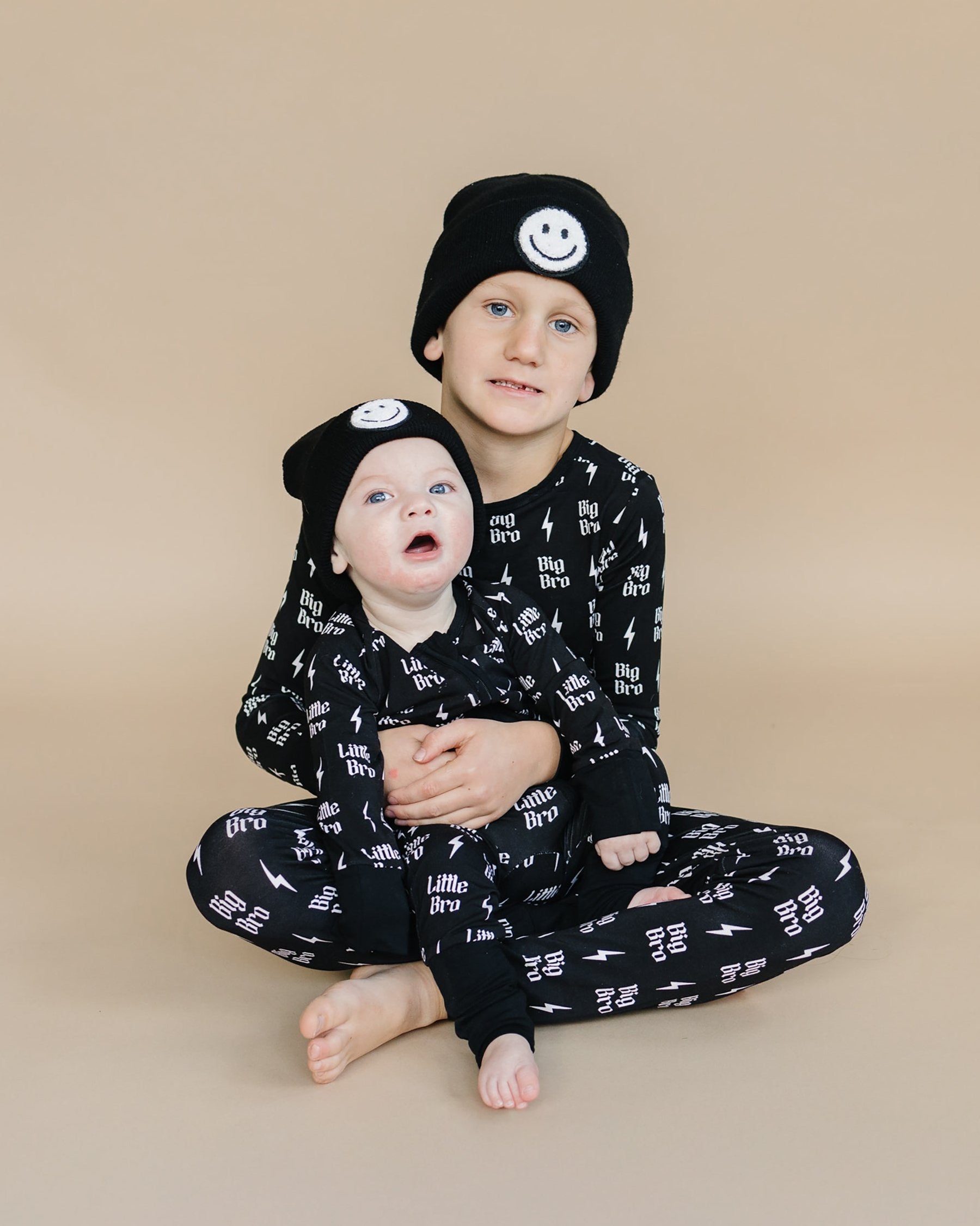 Little Bro Bamboo Zip Romper