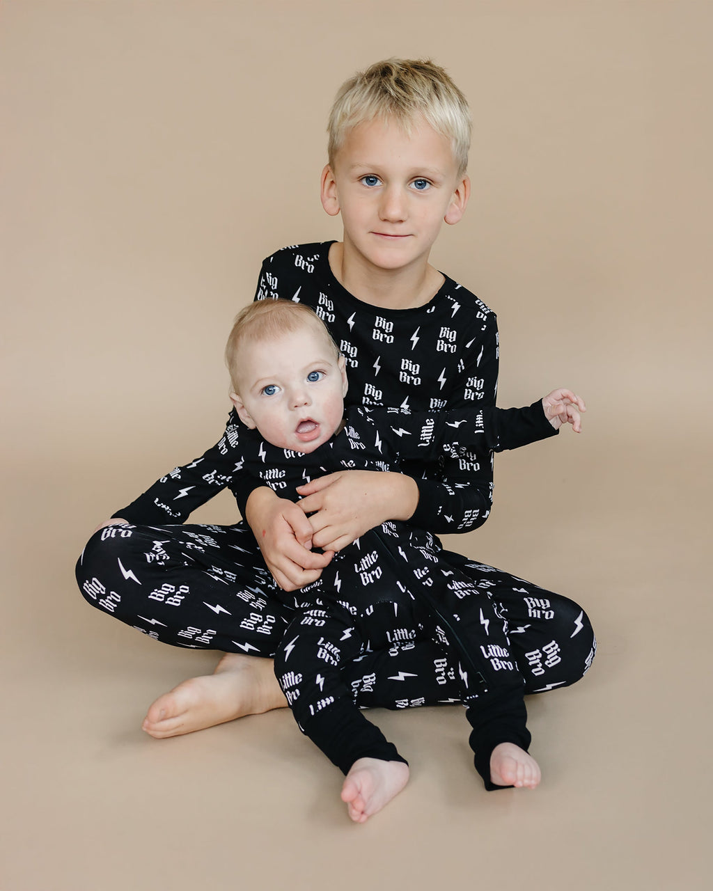 Little Bro Bamboo Zip Romper