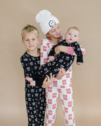 Little Bro Bamboo Zip Romper