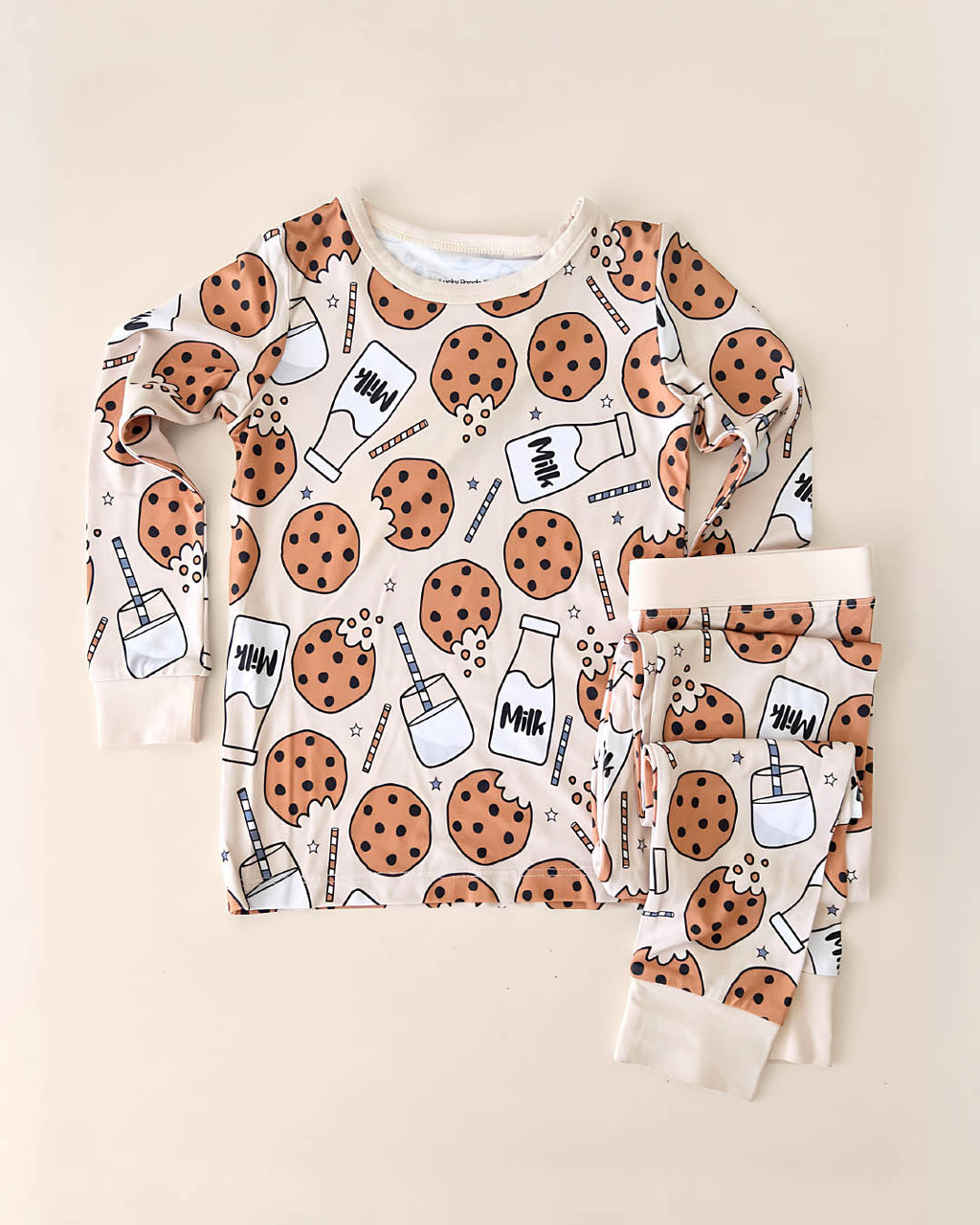 Milk & Cookies Bamboo Two Piece Set