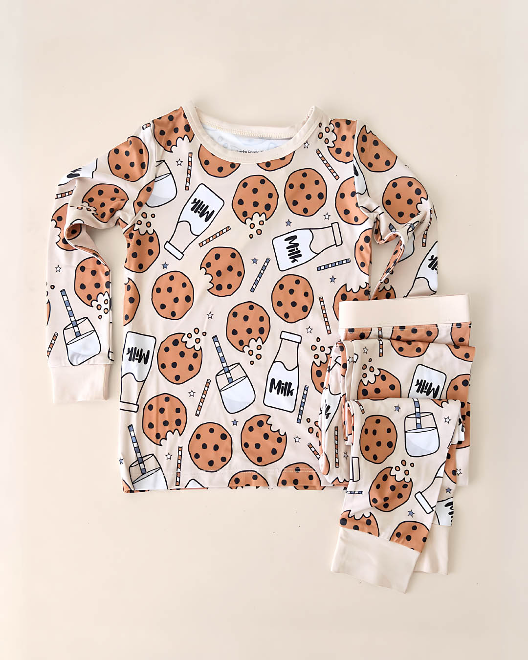 Milk & Cookies Bamboo Two Piece Set